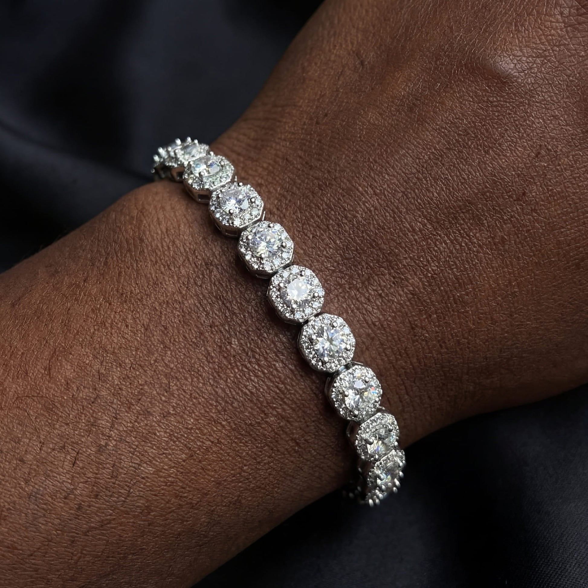 ICED OUT 8MM "CHARM" ARMBAND - ICERAIN JEWELRY