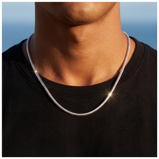 925S SILVER "SALAMANDER" KETTE - ICERAIN JEWELRY