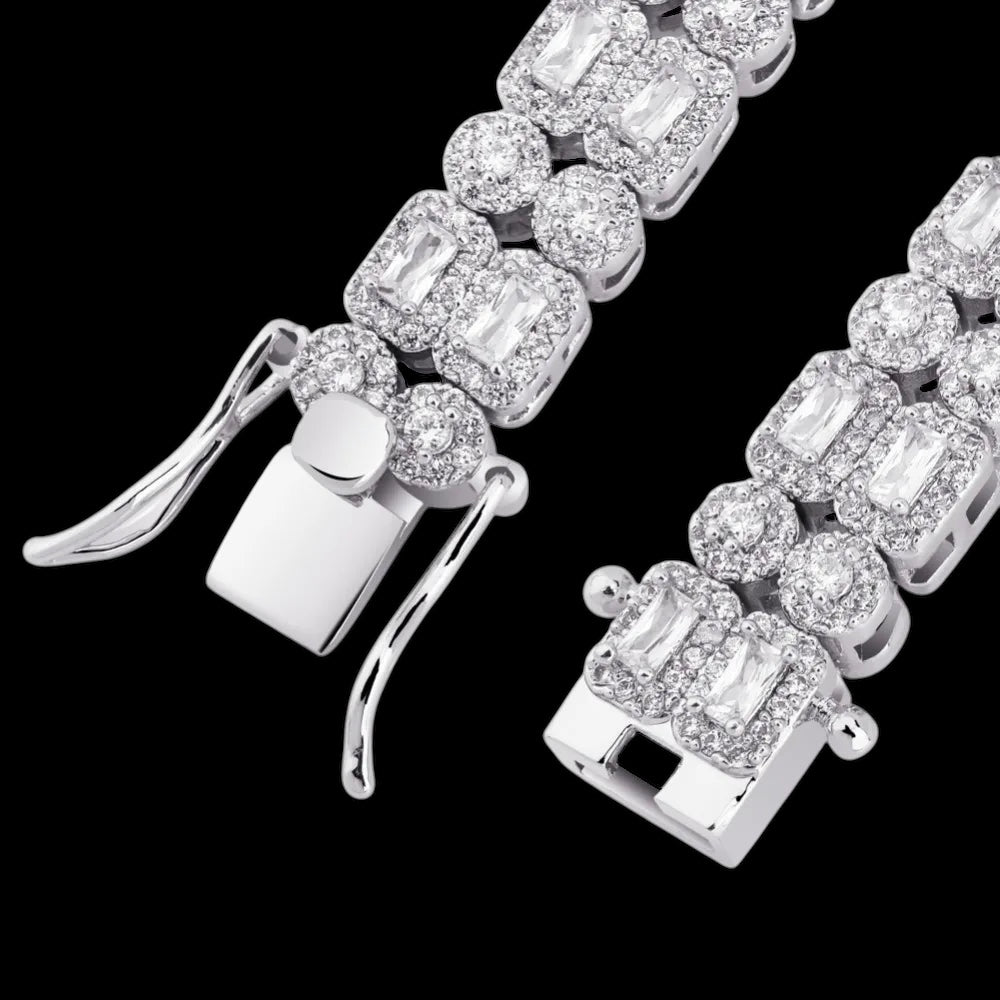ICED OUT 10MM "DOUBLIX CUBAN" ARMBAND - ICERAIN JEWELRY