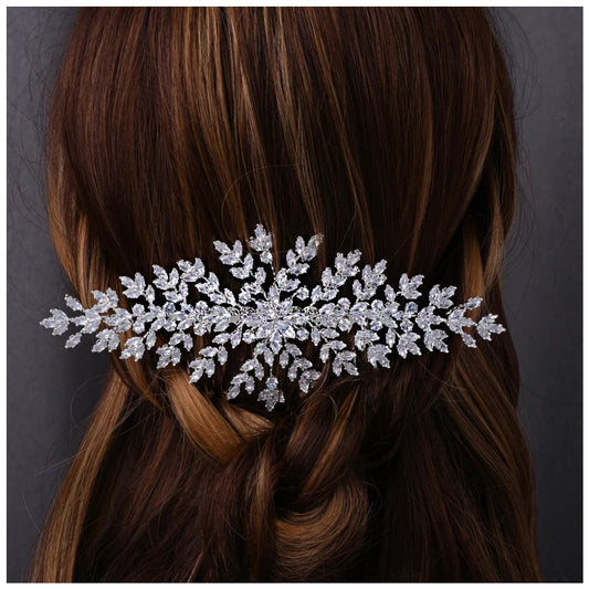ICED OUT "AURORA LEAF" DIADEM