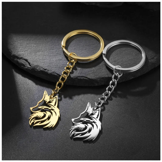 EDELSTAHL "FOX" SCHLÜSSELANHÄNGER - ICERAIN JEWELRY