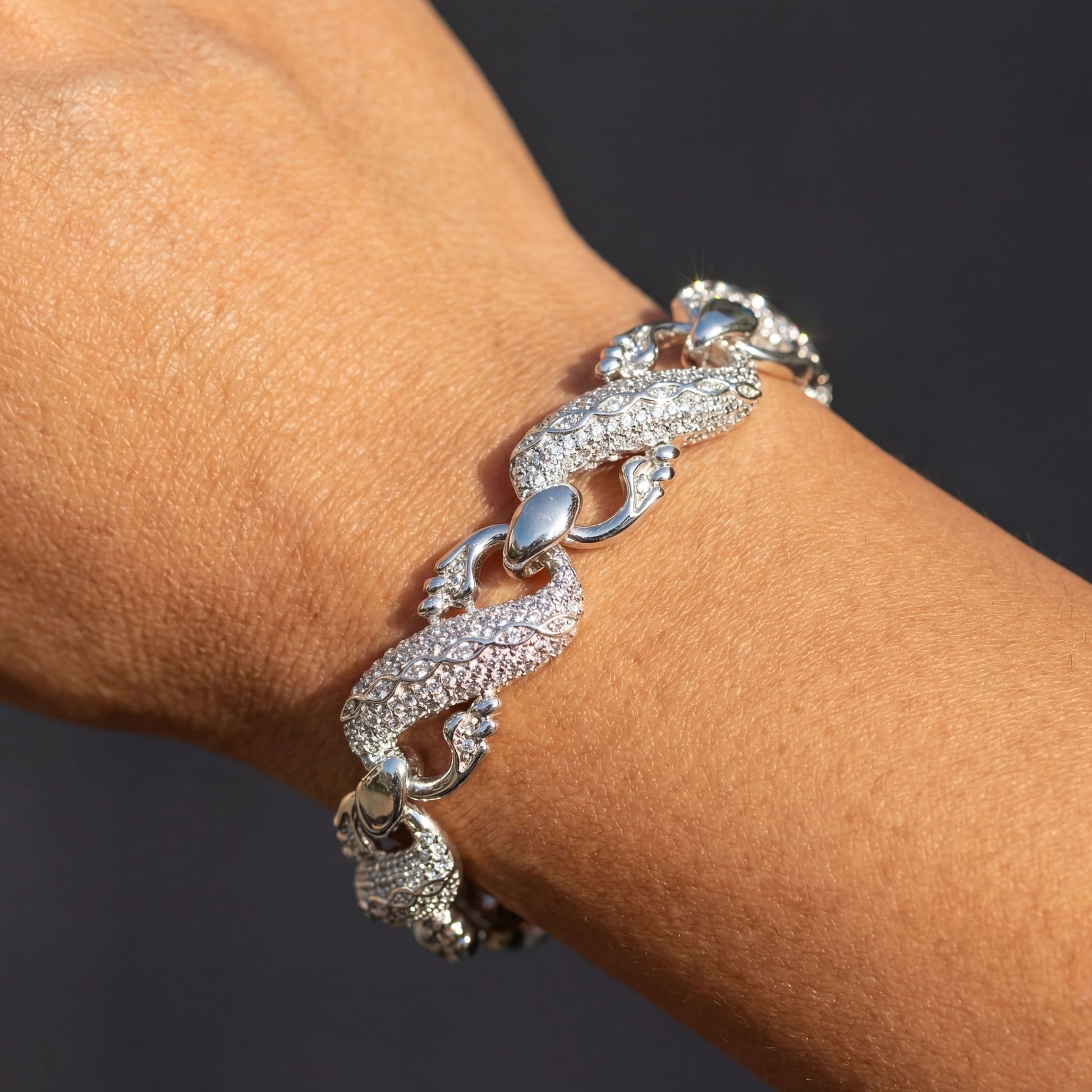 ICED OUT "DRAGON" ARMBAND - ICERAIN JEWELRY