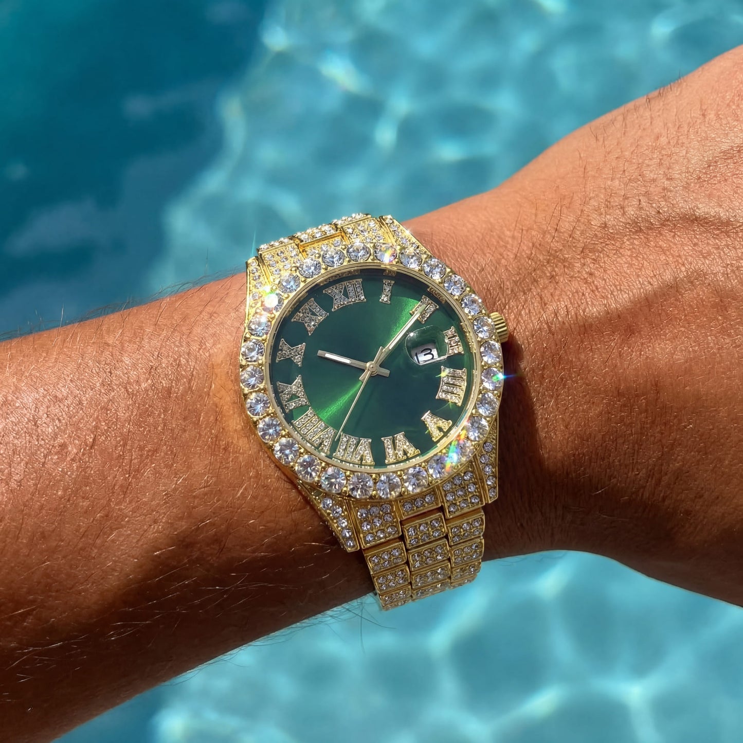 ICED OUT "FRATELLO" UHR - ICERAIN JEWELRY