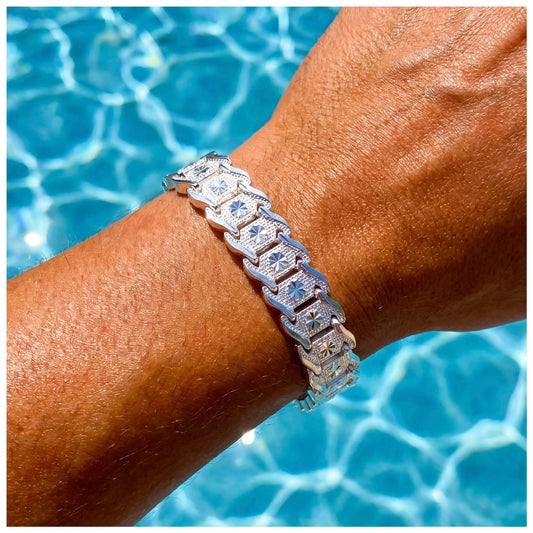 925S SILVER "SCALLONI" ARMBAND - ICERAIN JEWELRY
