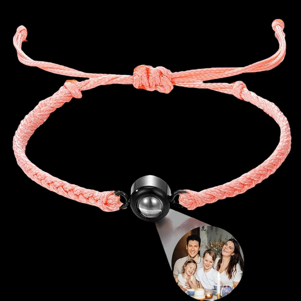 Stoff/Edelstahl Armbänder mit Personalisiertem Foto