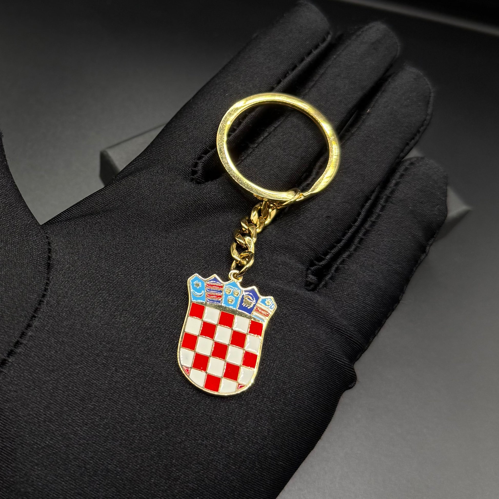 EDELSTAHL "CROATIA" SCHLÜSSELANHÄNGER - ICERAIN JEWELRY