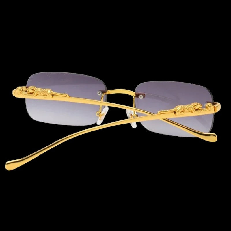 Luxus Edelstahl "Leopardo V2" Sonnenbrille