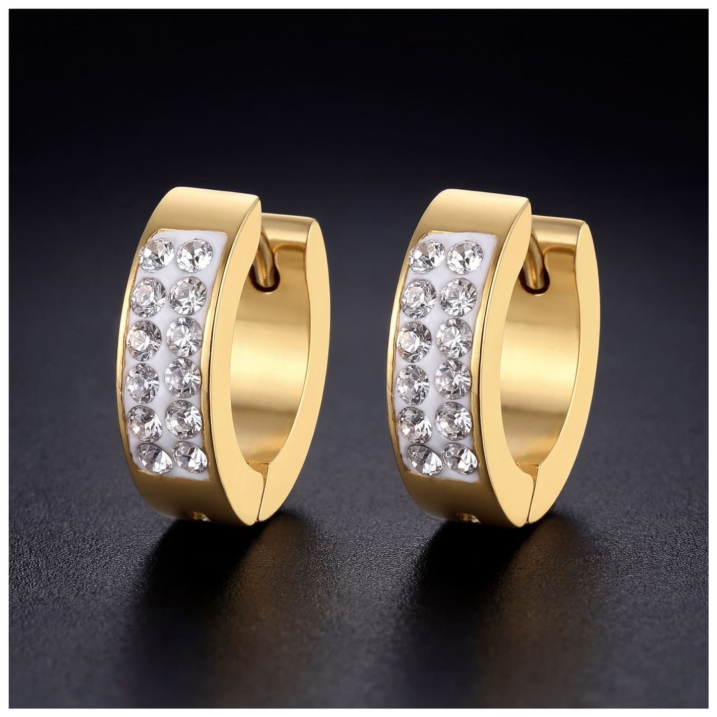 ICED OUT "CREOLES" OHRRINGE - ICERAIN JEWELRY