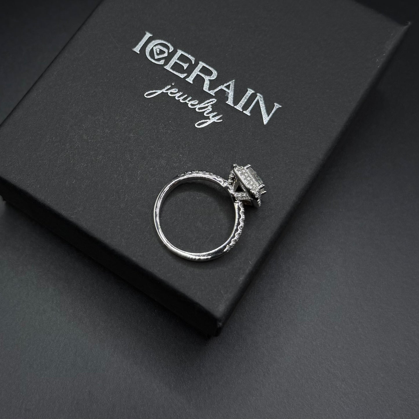 ICED OUT MOISSANITE "FOSOCO" WEISSGOLD 925S SILVER RING - ICERAIN JEWELRY