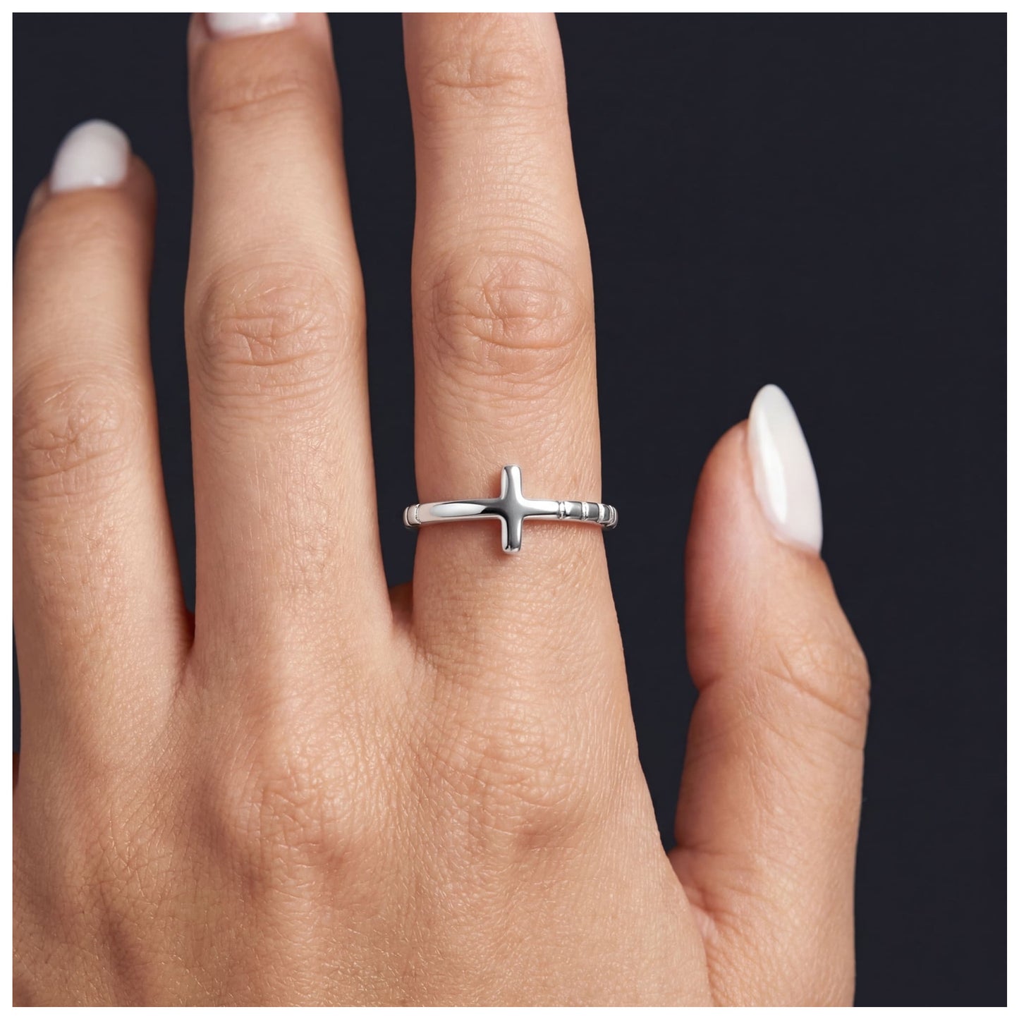 925S SILVER "CROSS V2" OHRRINGE - ICERAIN JEWELRY