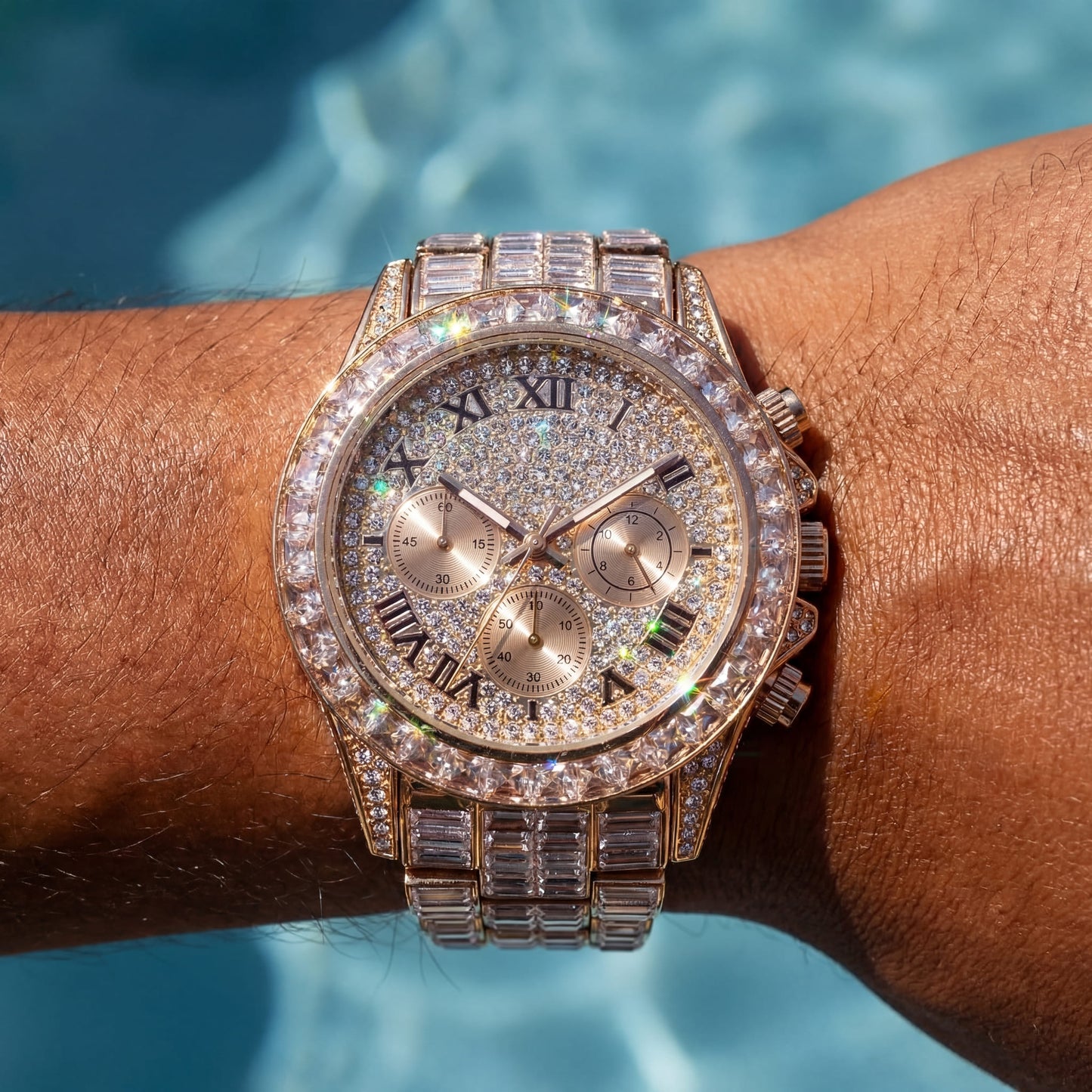 ICED OUT "MOSAIC" UHR - ICERAIN JEWELRY