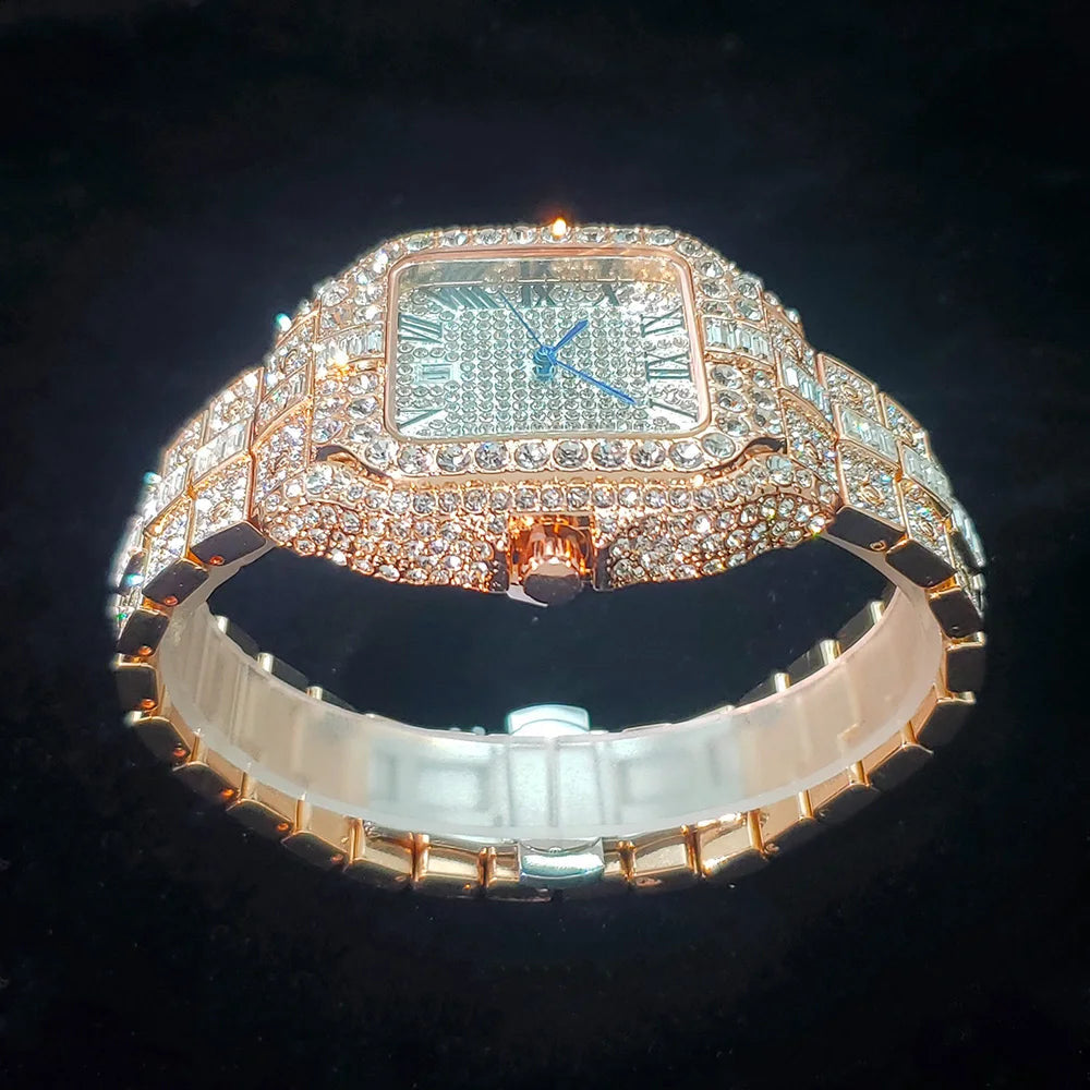 ICED OUT "PIAZZA V5" UHR - ICERAIN JEWELRY