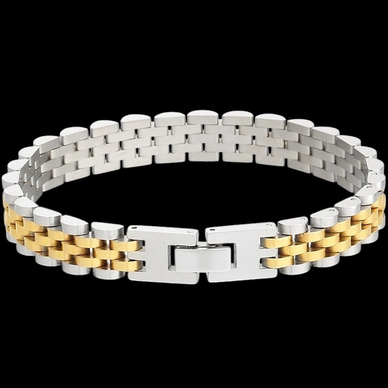 EDELSTAHL 10MM "JUBILEE" ARMBAND - ICERAIN JEWELRY