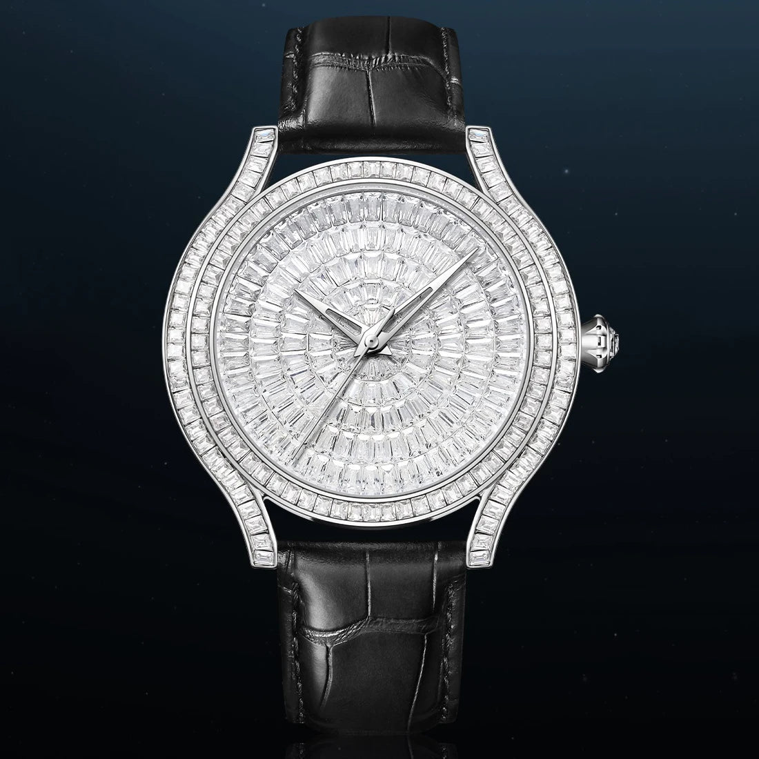 ICED OUT 45MM MOISSANITE "DIAMOND FACE" UHR - ICERAIN JEWELRY
