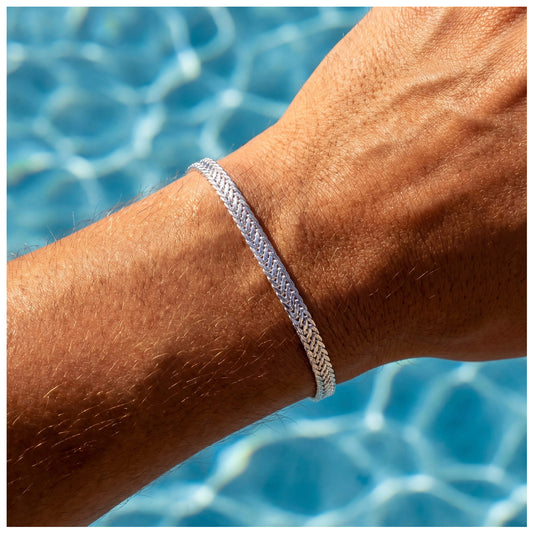 925S SILVER 2,8MM "NET" ARMBAND - ICERAIN JEWELRY