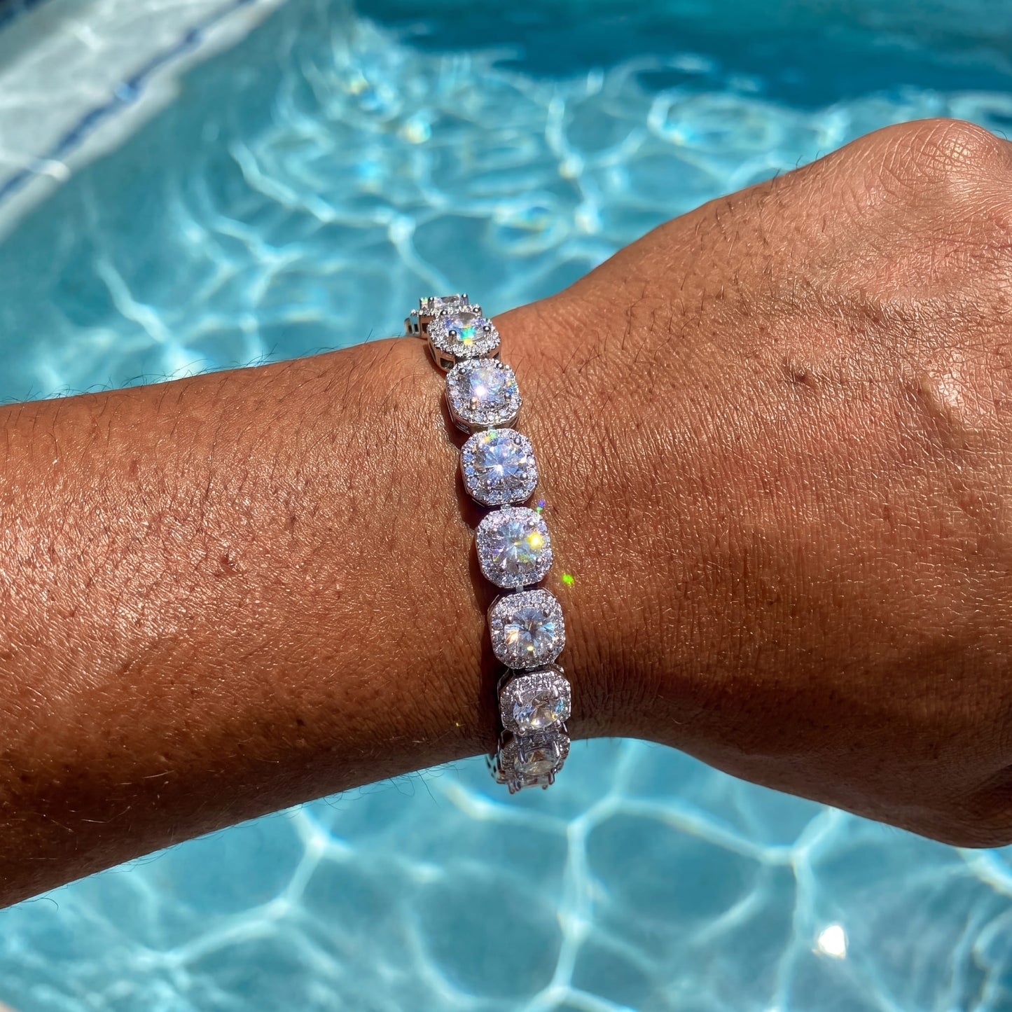 ICED OUT 8MM "CHARM" ARMBAND - ICERAIN JEWELRY