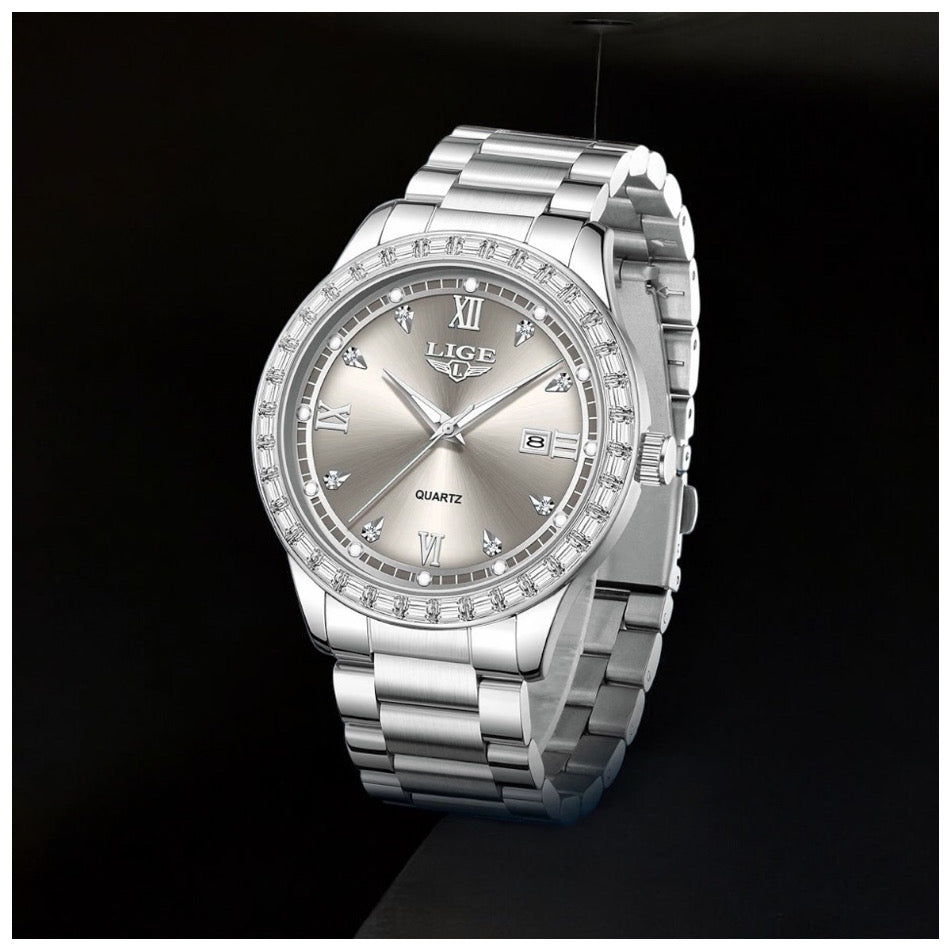 EDELSTAHL "ROYALITY" UHR - ICERAIN JEWELRY