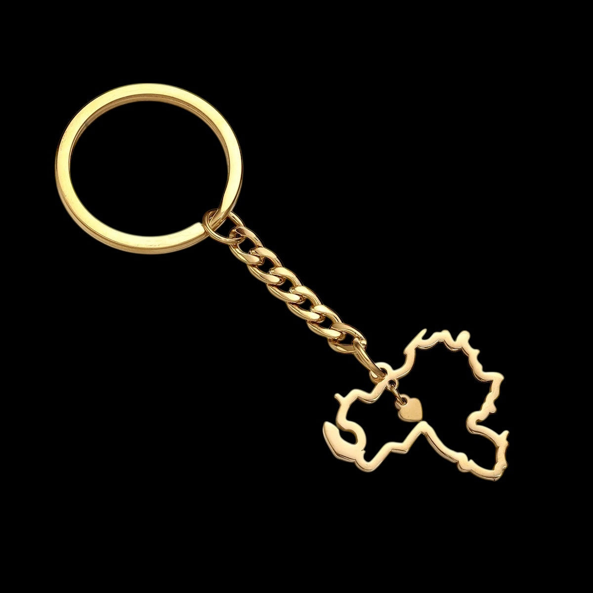 EDELSTAHL "VENEZUELA V3" SCHLÜSSELANHÄNGER - ICERAIN JEWELRY