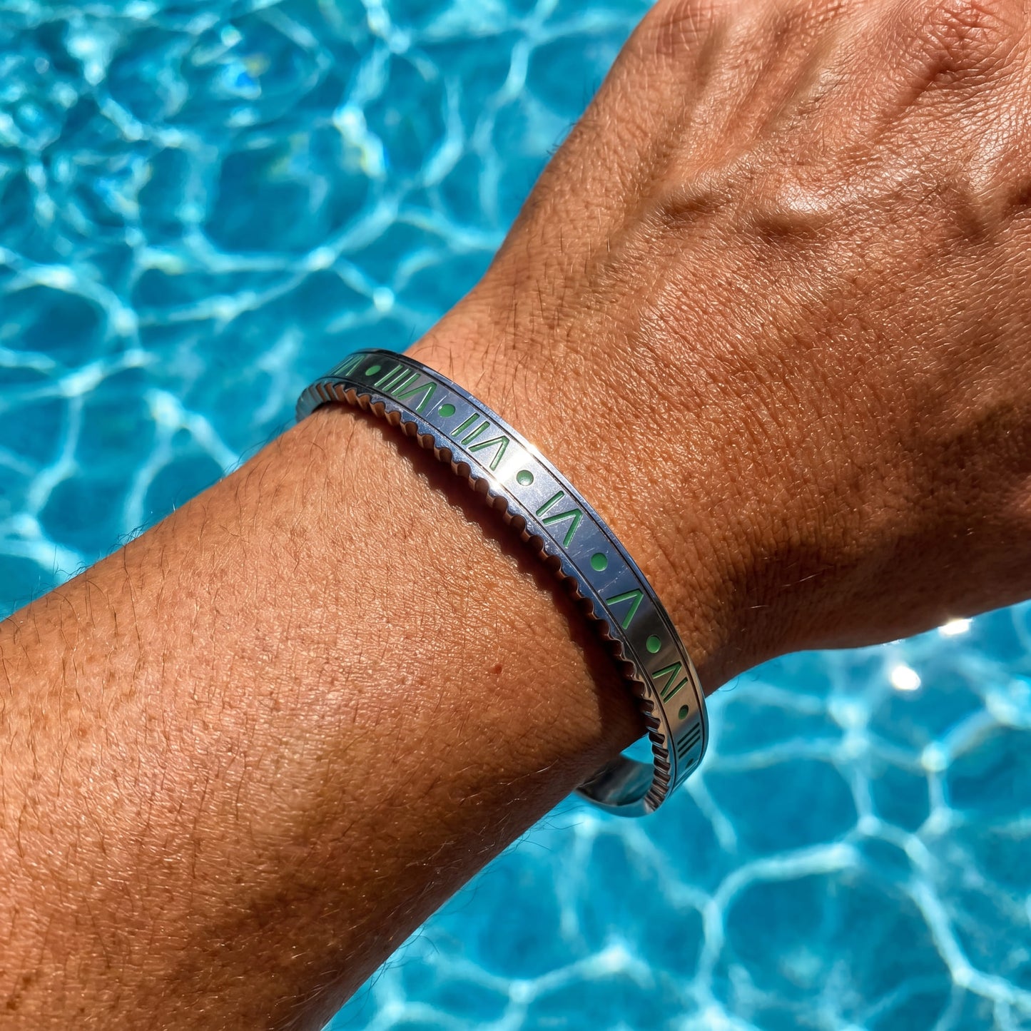 EDELSTAHL "ROMA" ARMREIF - ICERAIN JEWELRY