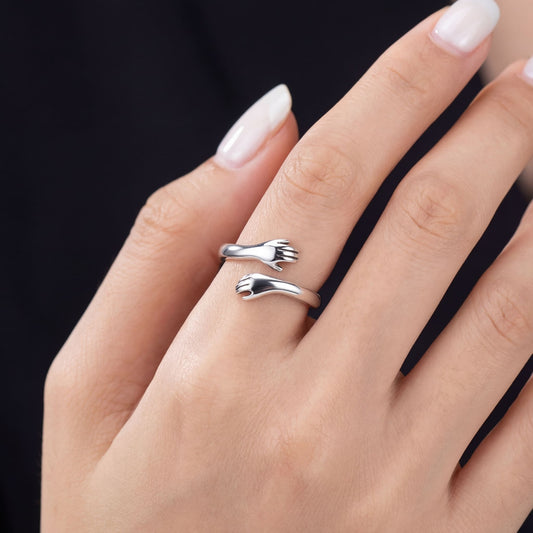 925S SILVER "FRIENDS" RING - ICERAIN JEWELRY