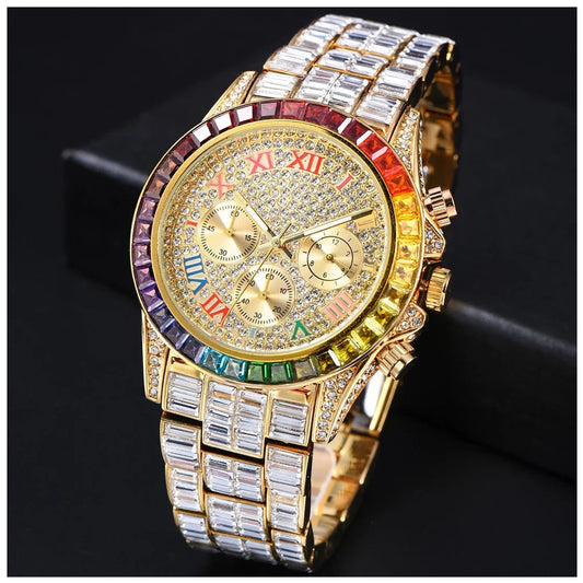 ICED OUT "MOSAIC V2" UHR - ICERAIN JEWELRY