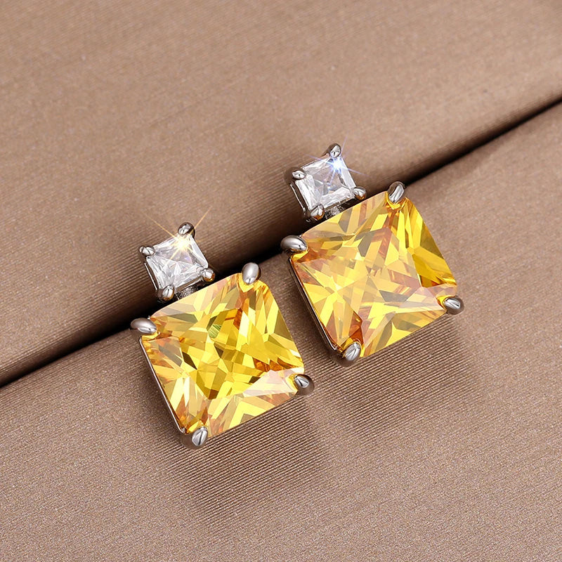 ICED OUT "GOLD PRINZESKO" OHRRINGE - ICERAIN JEWELRY