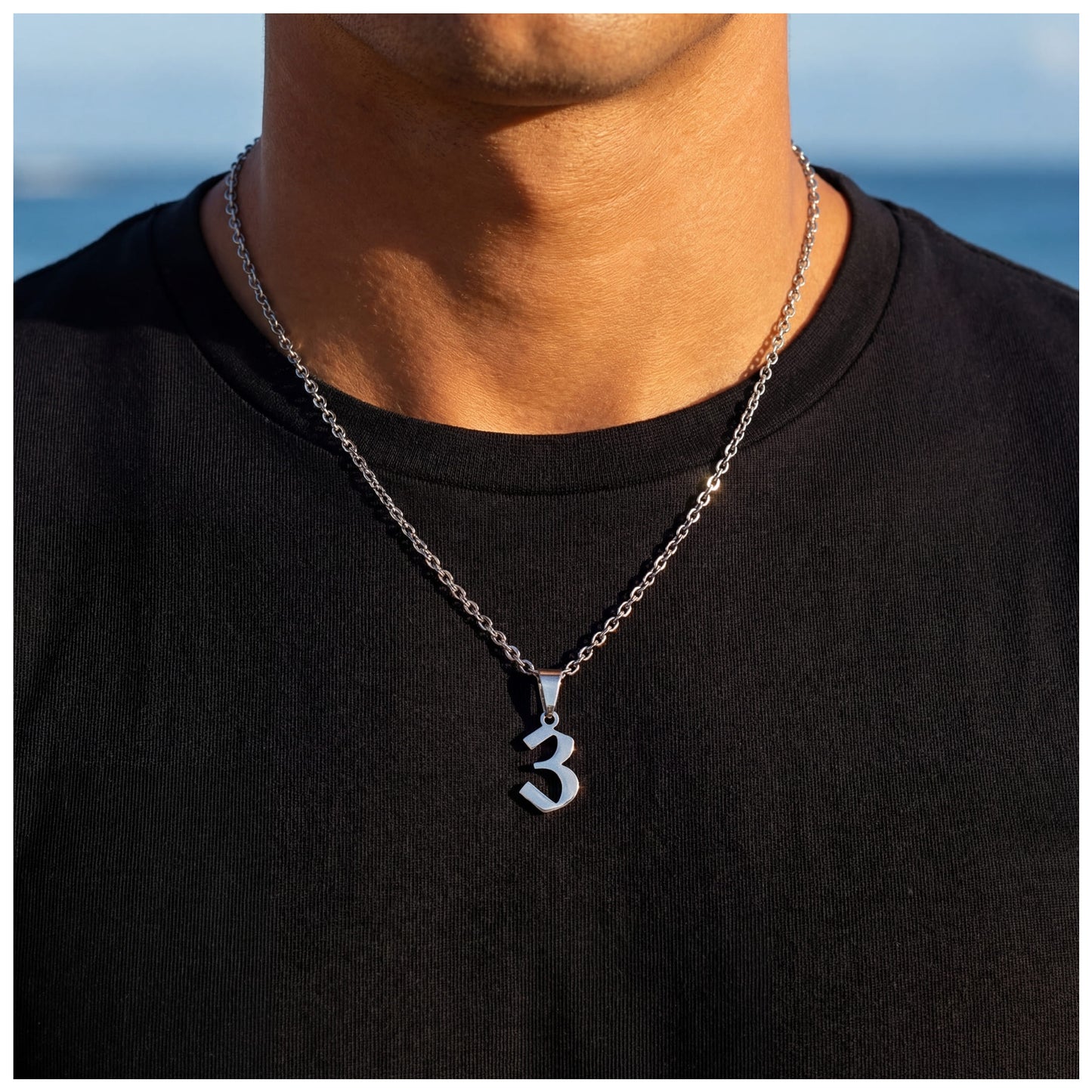 PERSONALISIERTE EDELSTAHL "NUMBER" KETTE - ICERAIN JEWELRY