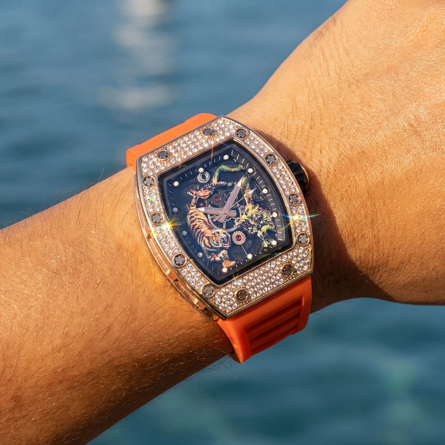 ICED OUT "GALVADOR" UHR - ICERAIN JEWELRY
