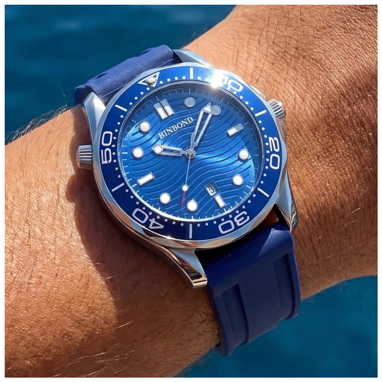 EDELSTAHL "SEAMOR" UHR - ICERAIN JEWELRY