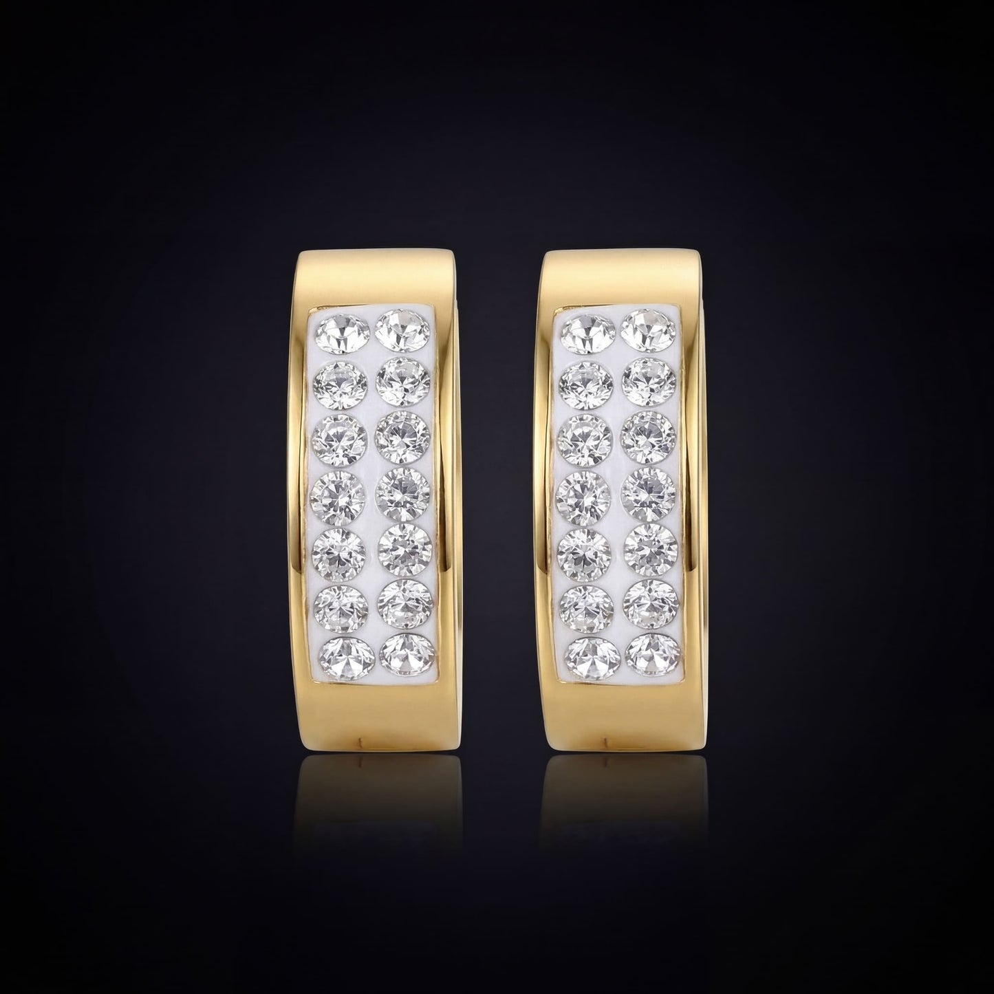 ICED OUT "CREOLES" OHRRINGE - ICERAIN JEWELRY