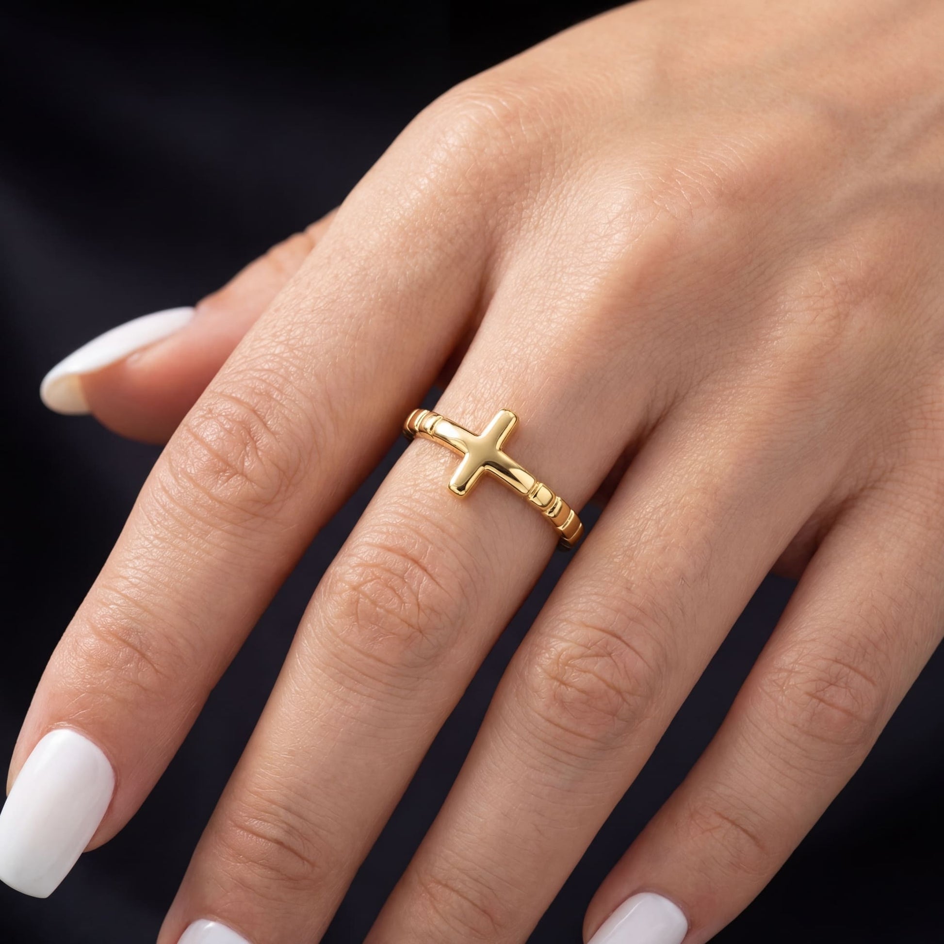 925S SILVER "CROSS V2" OHRRINGE - ICERAIN JEWELRY