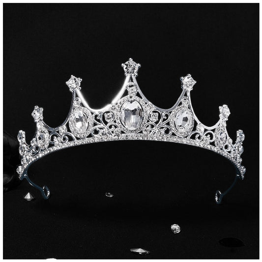 ICED OUT "MAJESTIC CROWN" DIADEM/TIARA