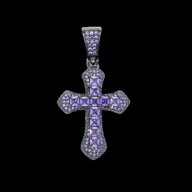 Luxus Iced Out "Cross" Kette