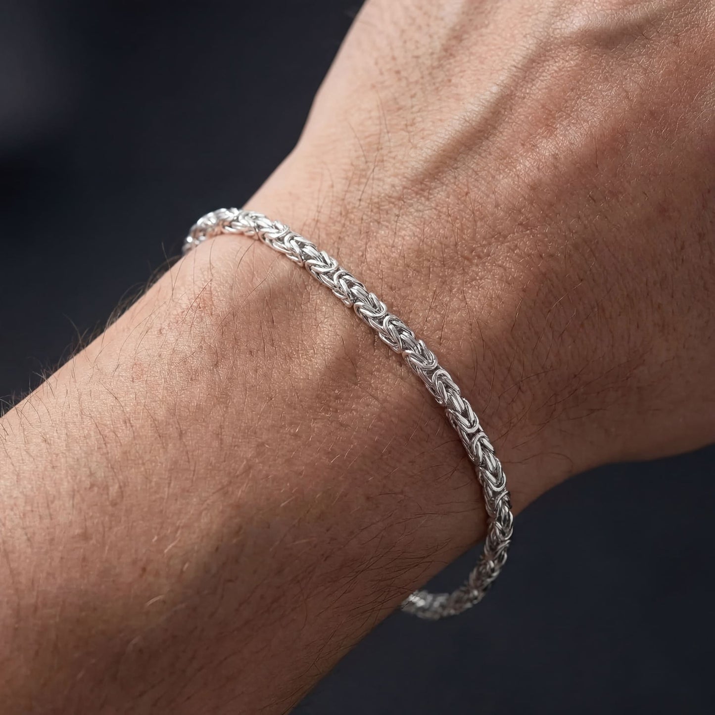 925S SILVER 2,5MM "KING" KÖNIGSARMBAND - ICERAIN JEWELRY