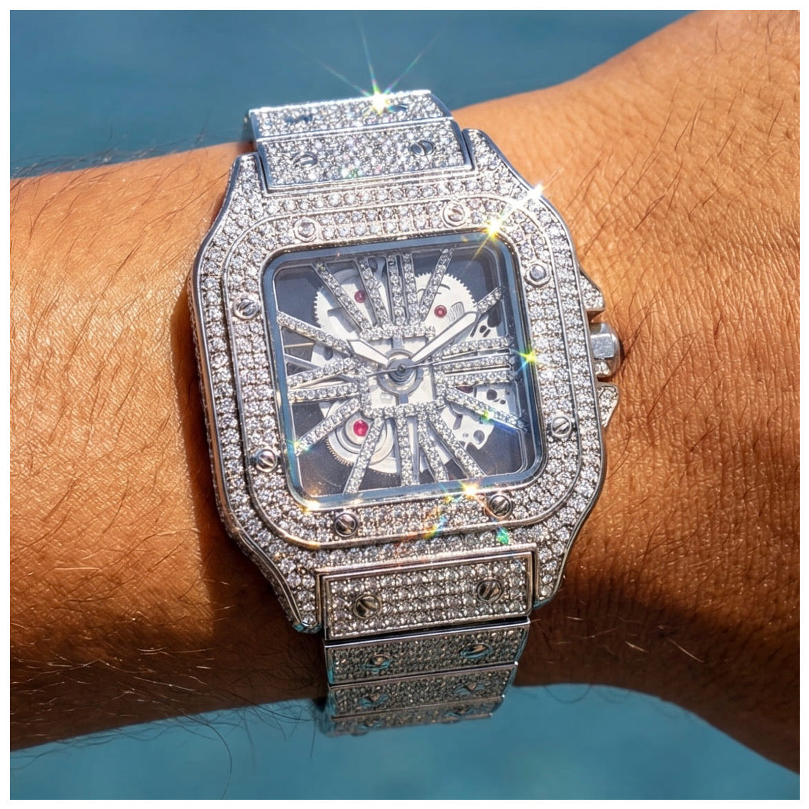 ICED OUT "PIAZZA V2" UHR - ICERAIN JEWELRY