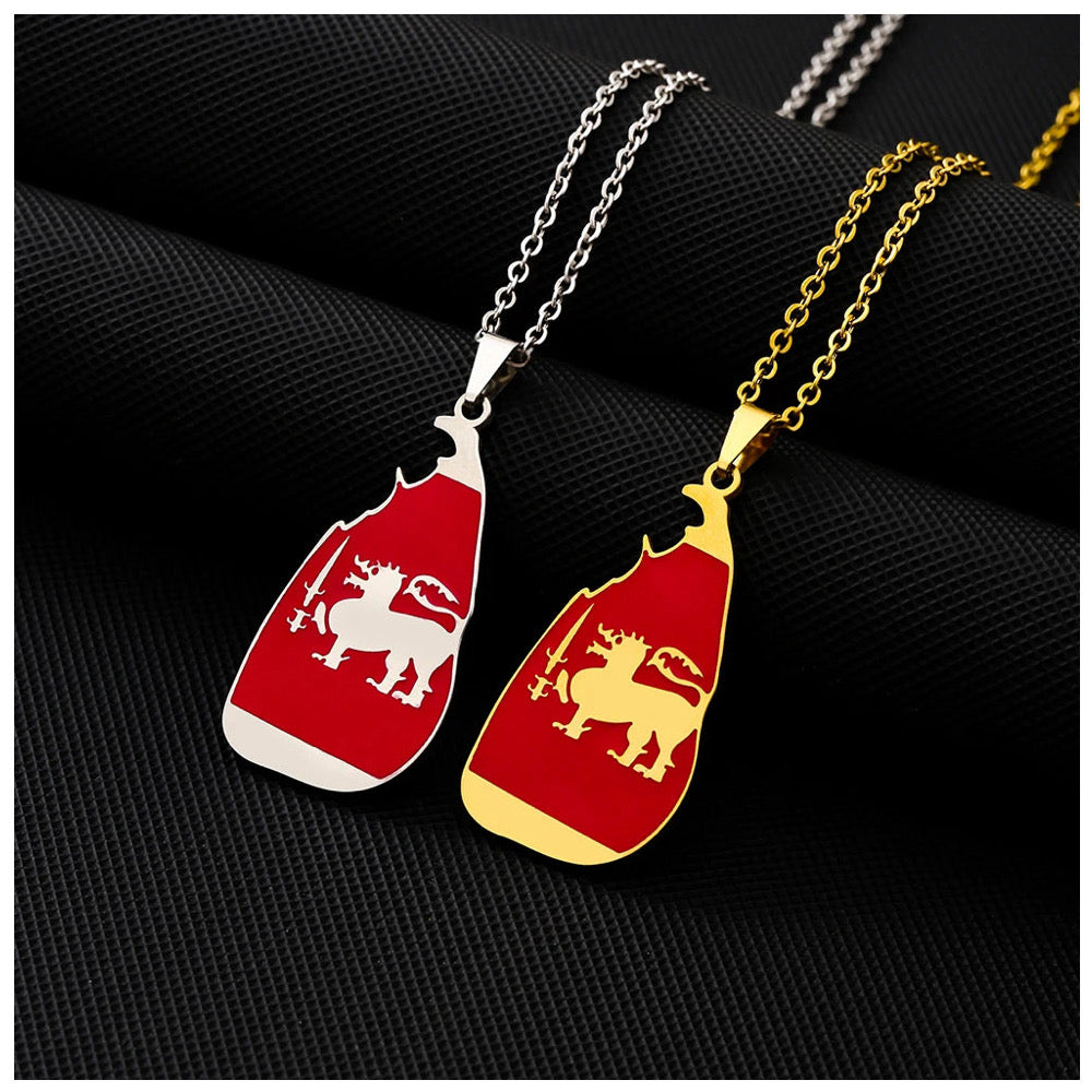 EDELSTAHL "SRI LANKA" LÄNDERKETTE - ICERAIN JEWELRY
