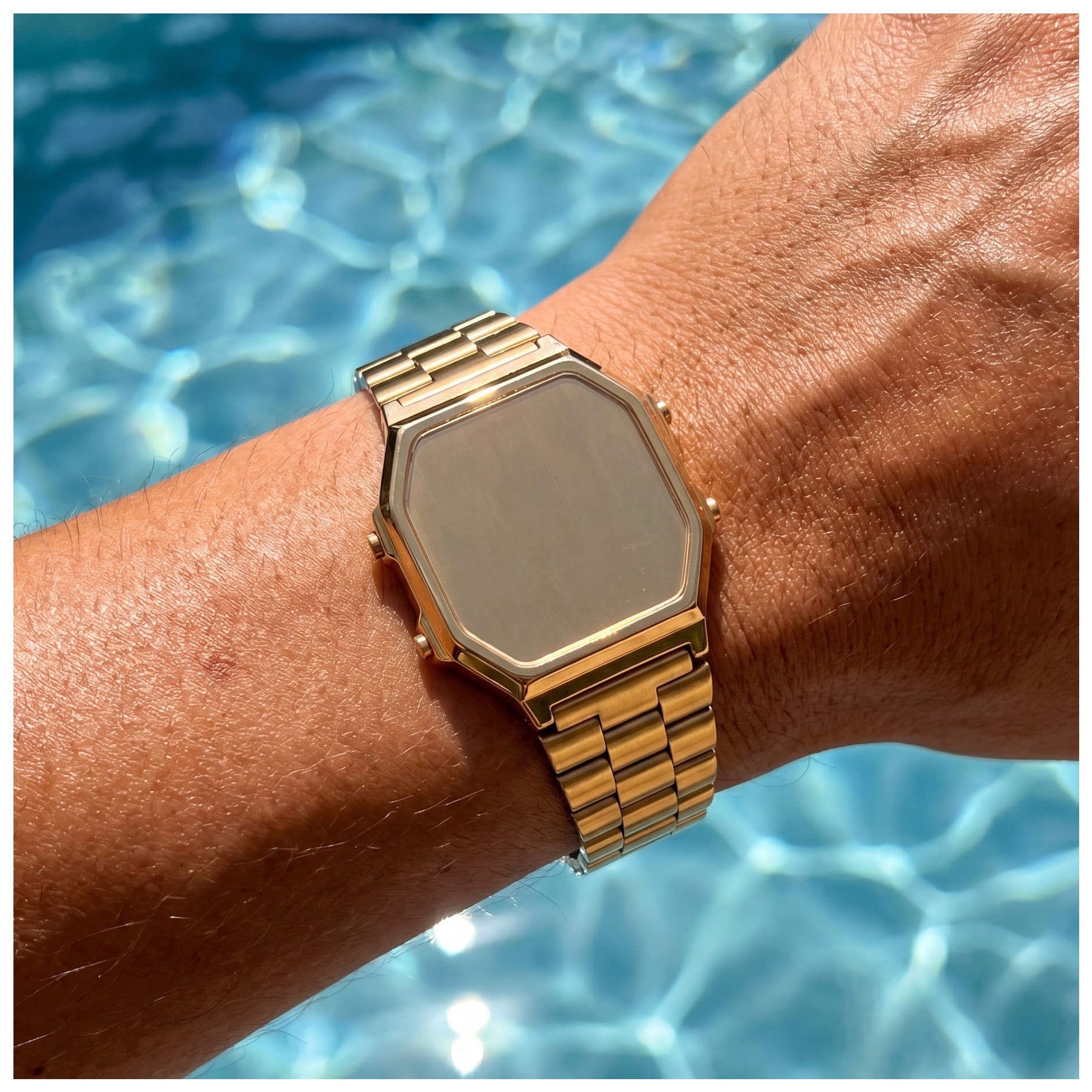 EDELSTAHL "GOLD WATCH" ARMBAND - ICERAIN JEWELRY