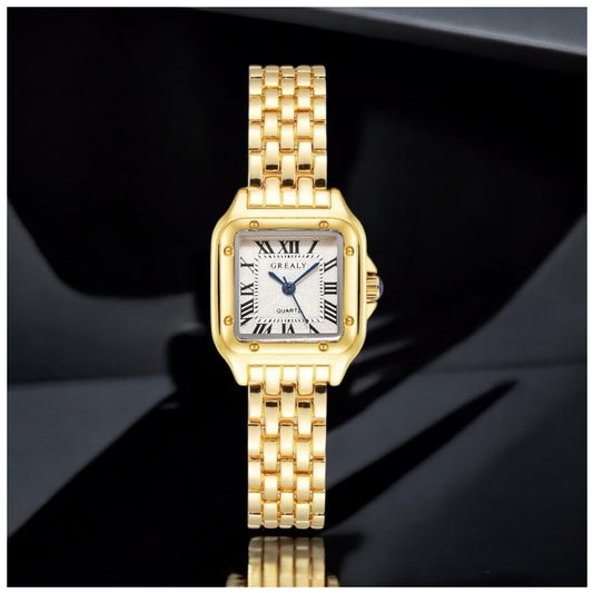 SALE | EDELSTAHL "GOLD LADILO" UHR - ICERAIN JEWELRY