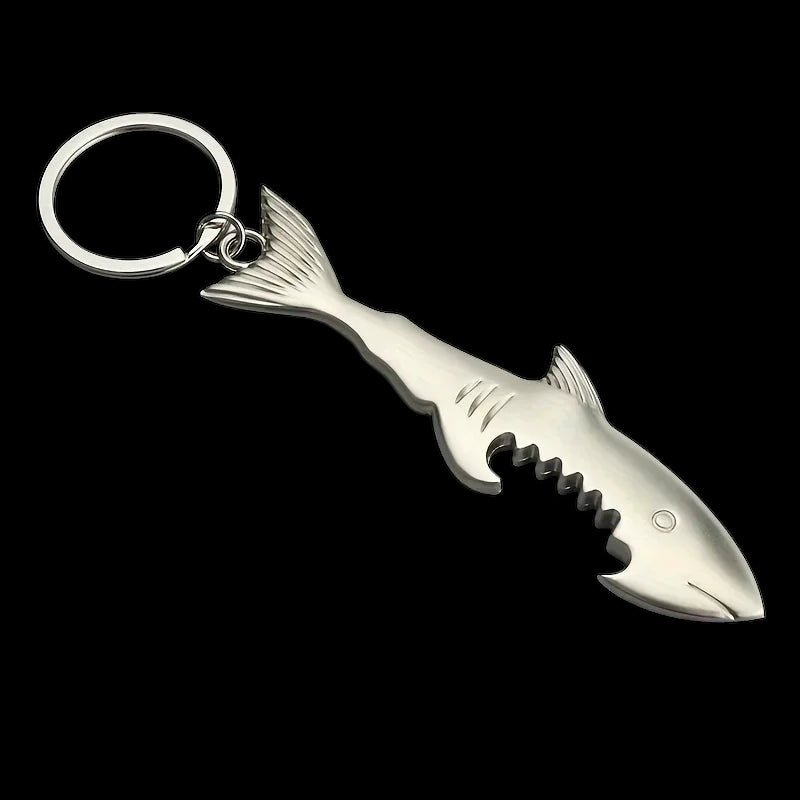 EDELSTAHL "SHARK" SCHLÜSSELANHÄNGER - ICERAIN JEWELRY