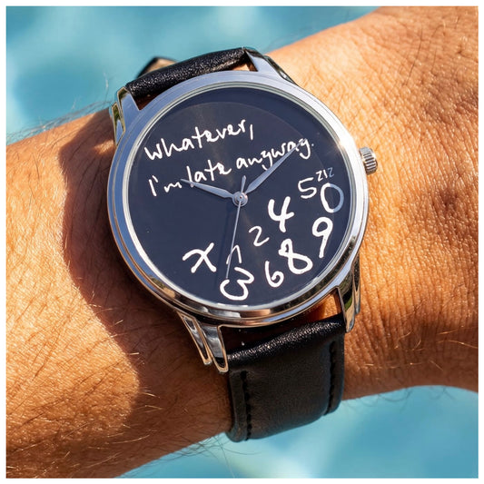 EDELSTAHL "LATE" UHR - ICERAIN JEWELRY