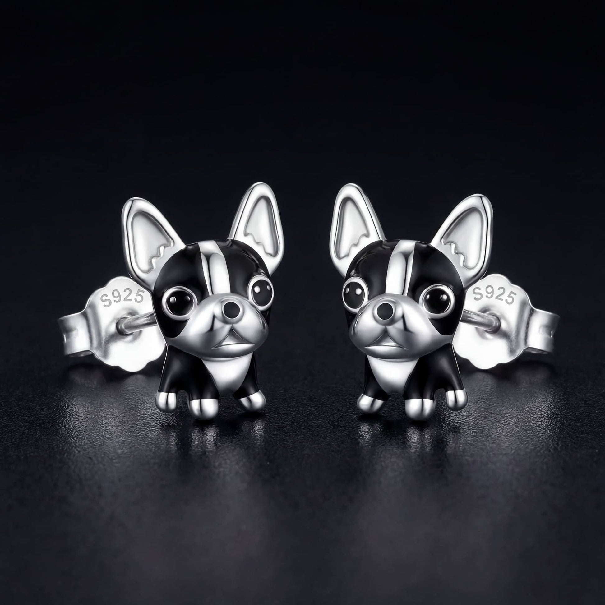 925S SILVER "CHIHUAUA" OHRRINGE - ICERAIN JEWELRY
