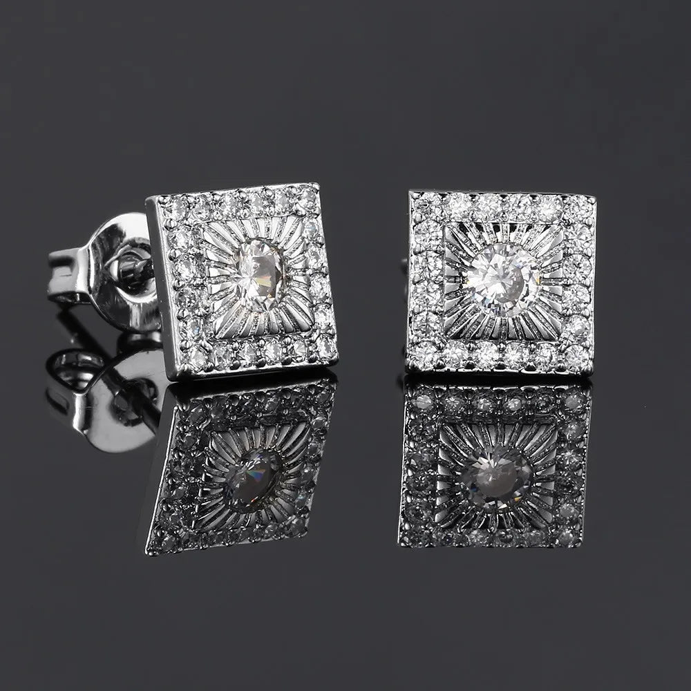 ICED OUT "SUNNY STEP" OHRRINGE - ICERAIN JEWELRY