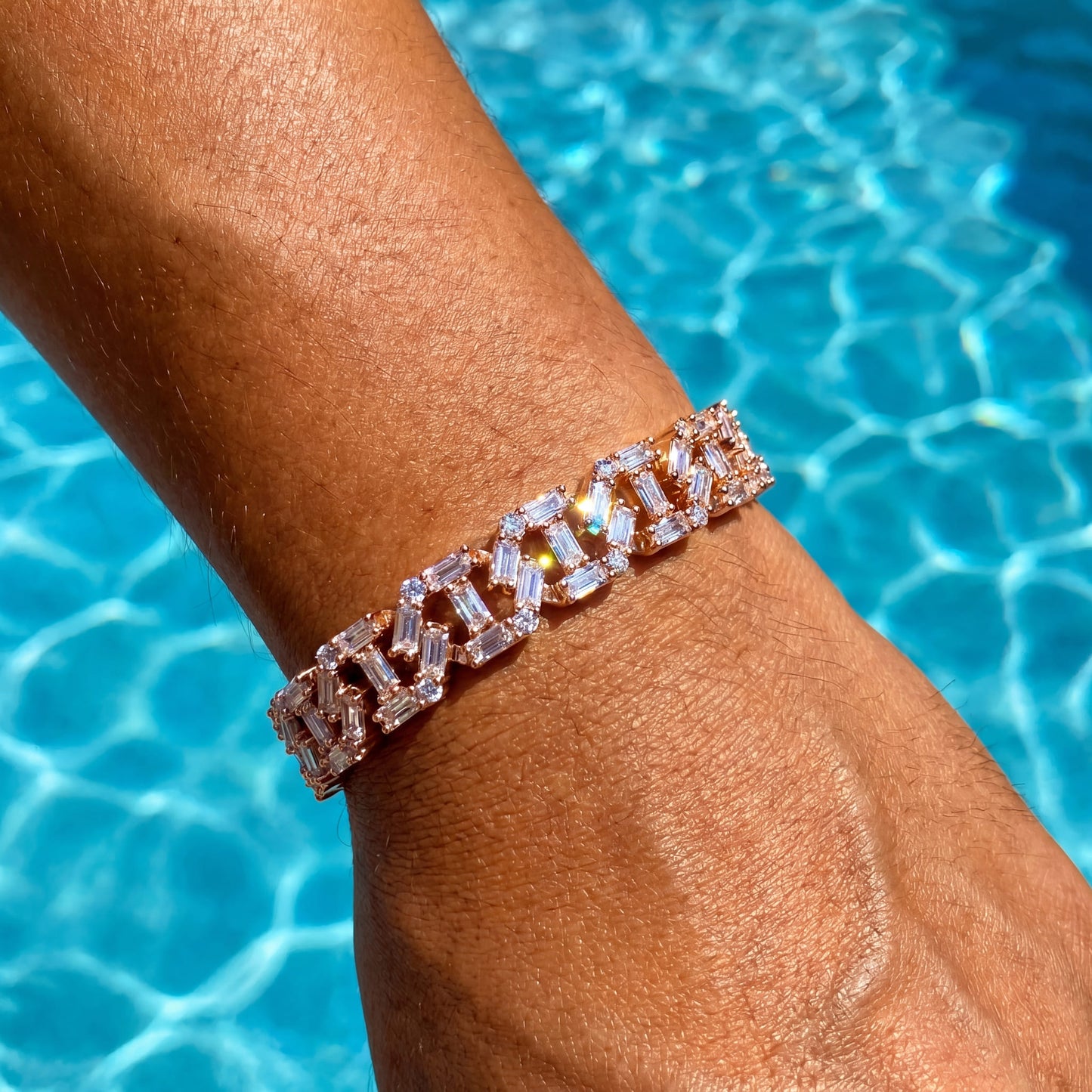 ICED OUT 10MM "STEZZA CUBAN" ARMBAND - ICERAIN JEWELRY