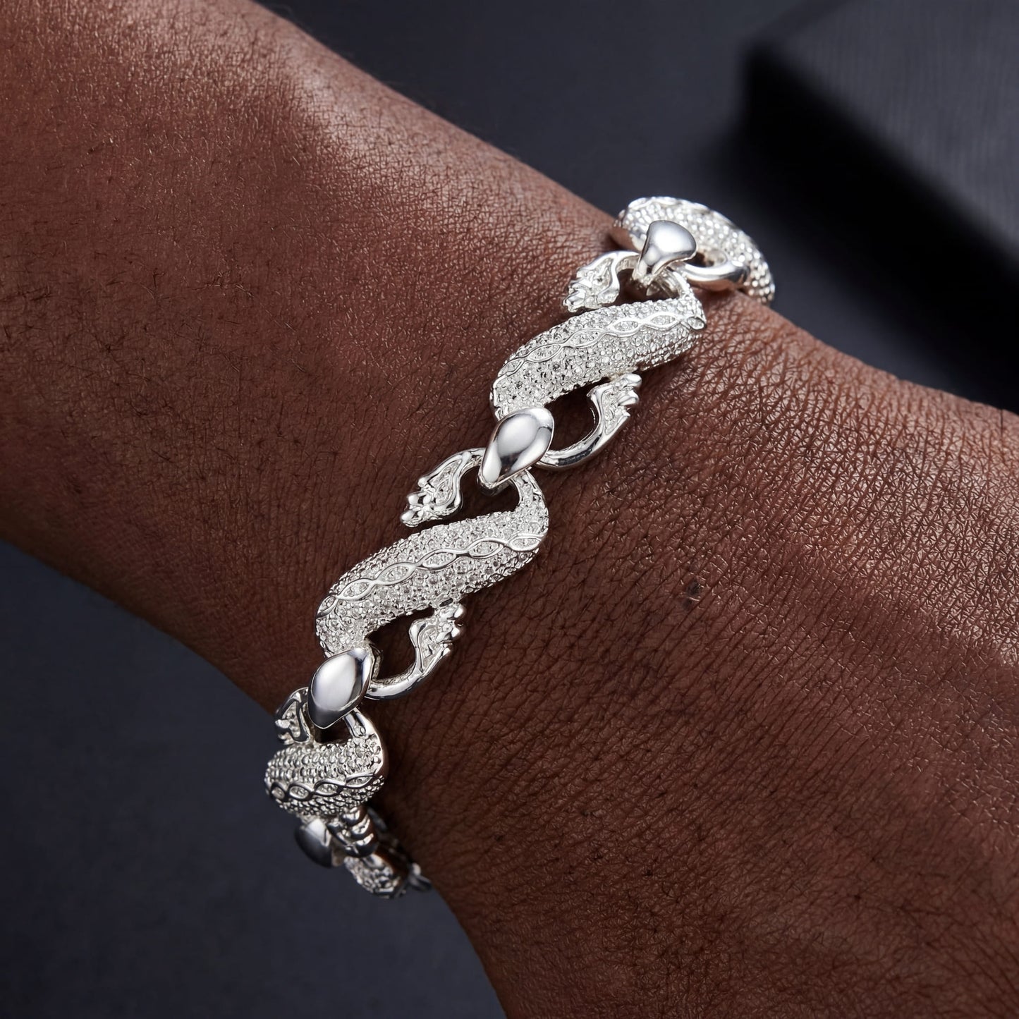 ICED OUT "DRAGON" ARMBAND - ICERAIN JEWELRY