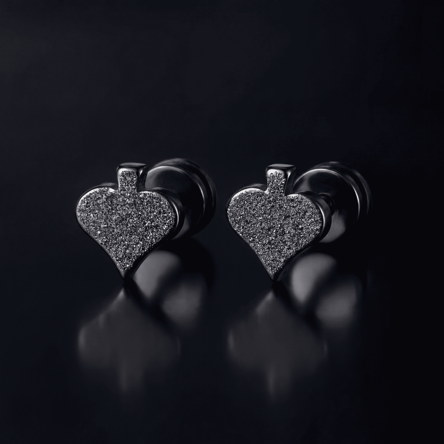 EDELSTAHL "BLACK PIK" OHRRINGE - ICERAIN JEWELRY
