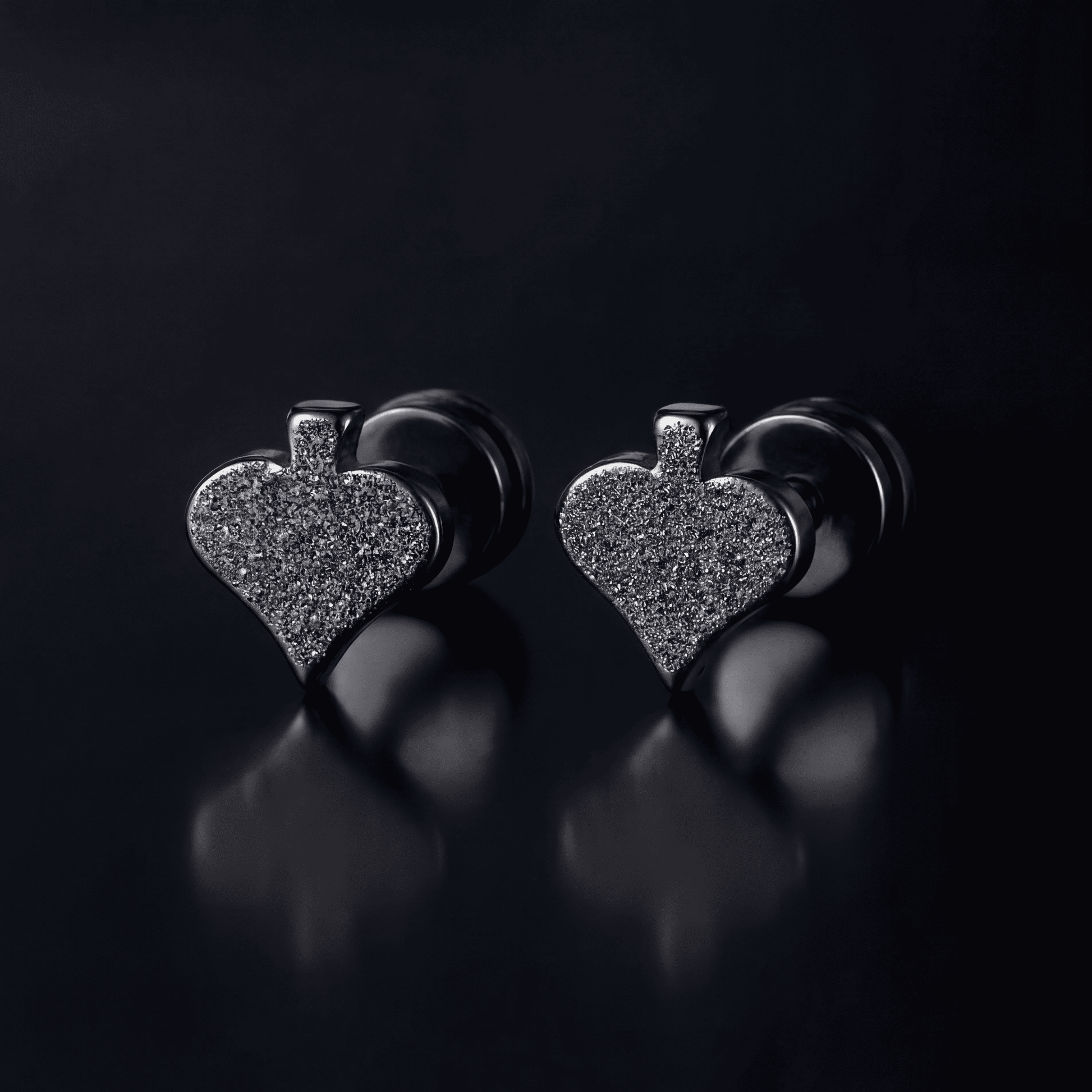 EDELSTAHL "BLACK PIK" OHRRINGE - ICERAIN JEWELRY