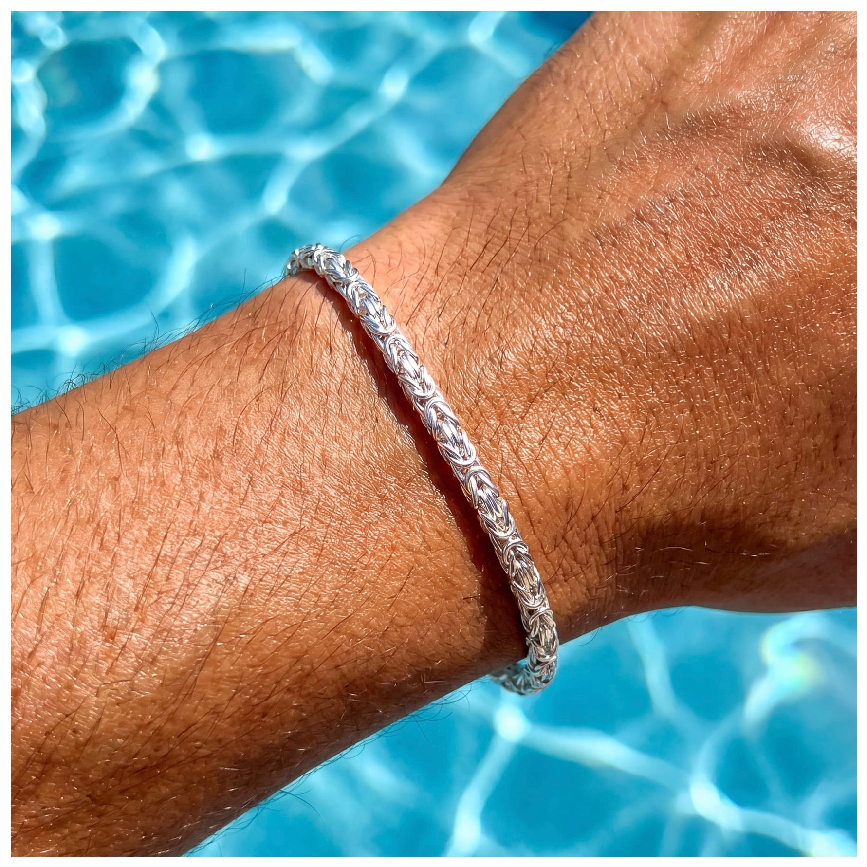 925S SILVER 2,5MM "KING" KÖNIGSARMBAND - ICERAIN JEWELRY