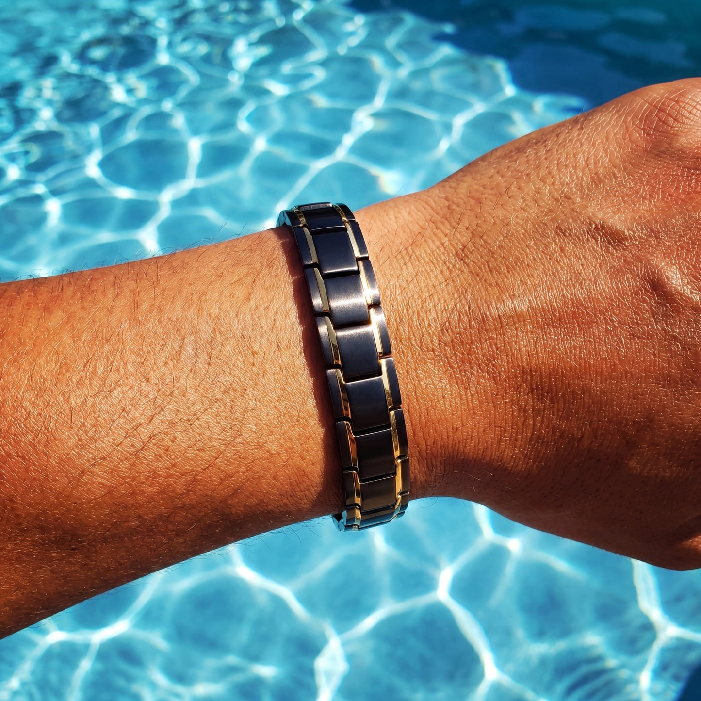 EDELSTAHL 12MM "BLACKLIST" ARMBAND - ICERAIN JEWELRY