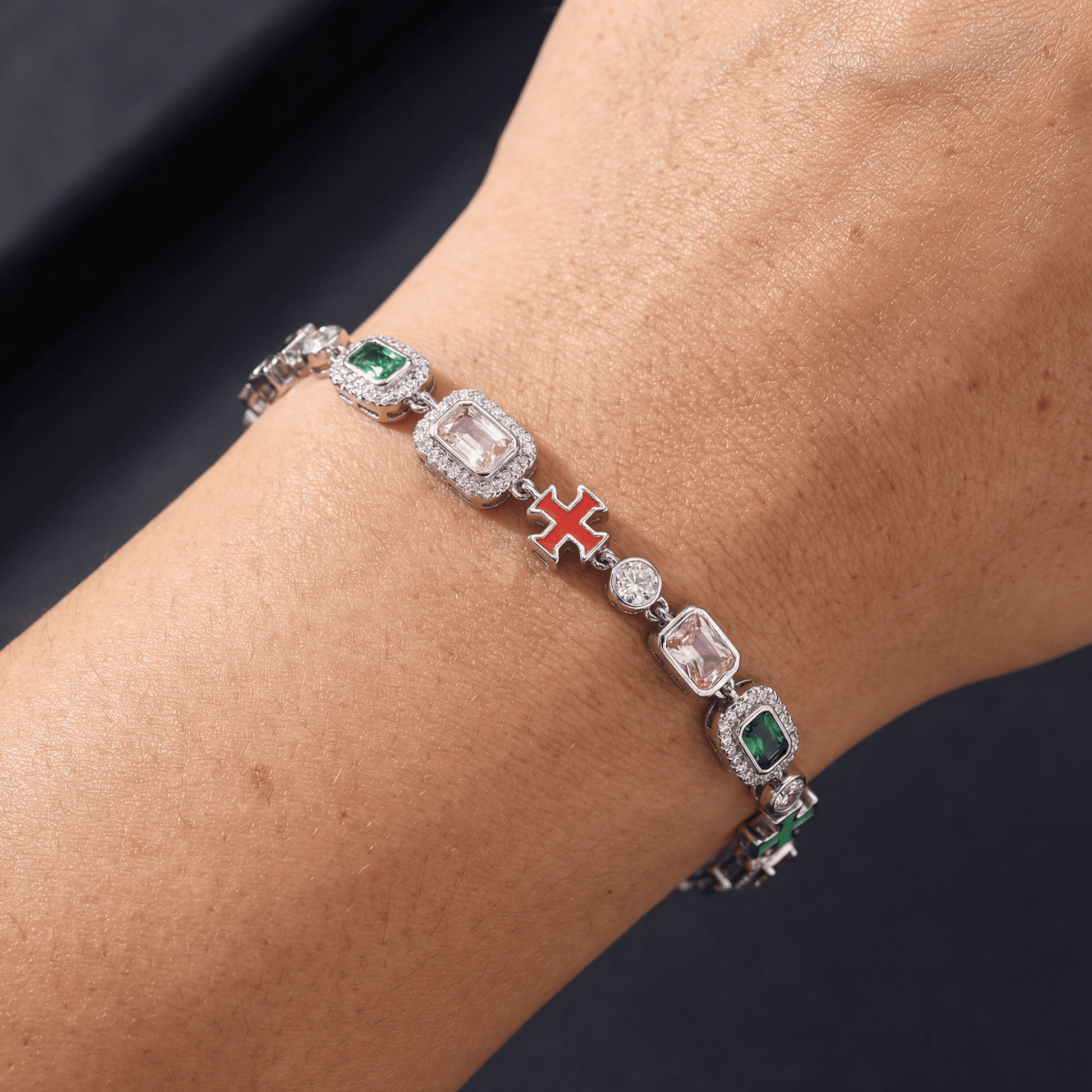 ICED OUT 7MM "CHOKER" ARMBAND - ICERAIN JEWELRY