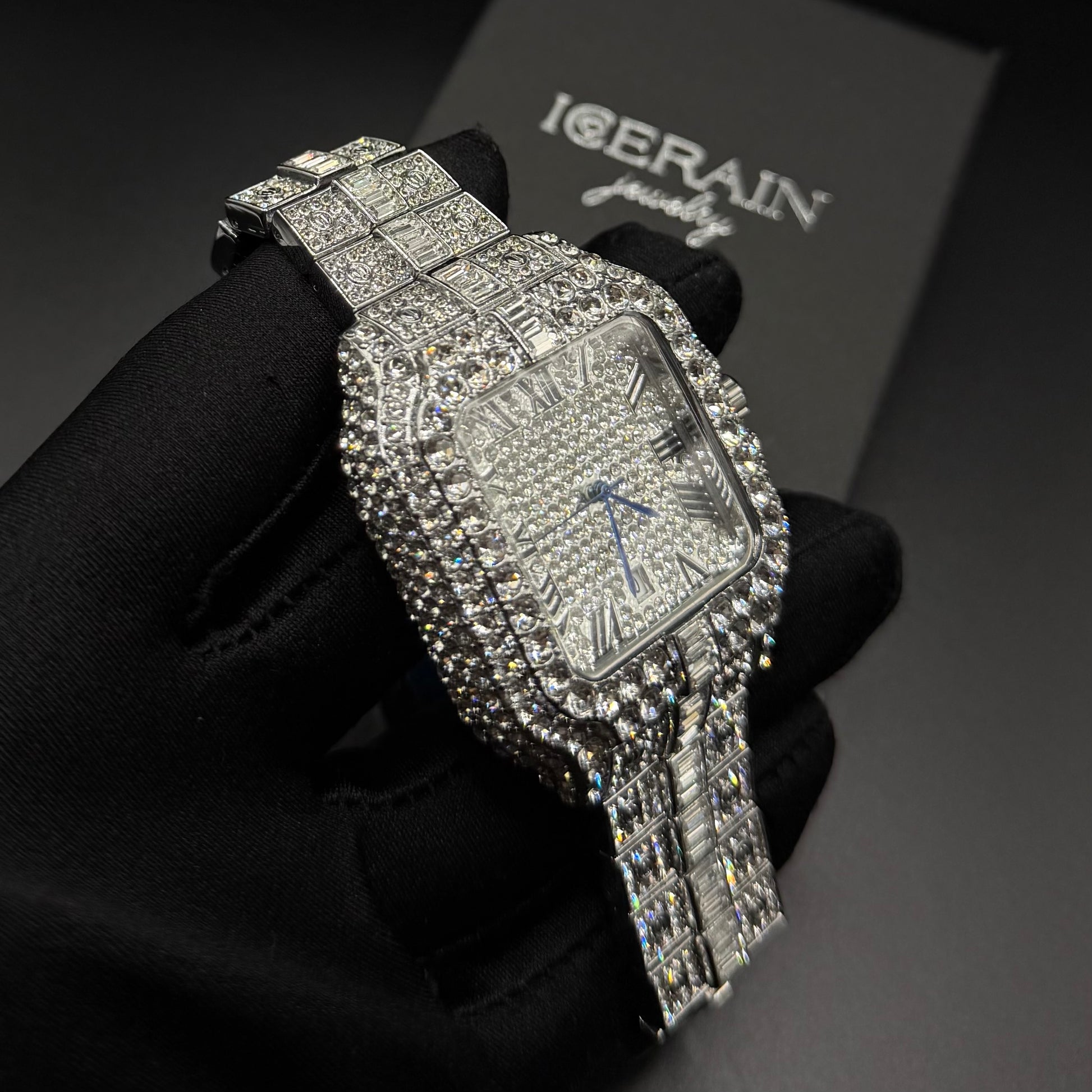 ICED OUT "PIAZZA V5" UHR - ICERAIN JEWELRY